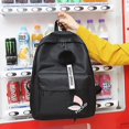 thumbnail image 4 of School Bags For Girls Mini Backpacks For Women Canvas Black Shoulder Travel Bag Small Backpack Cheap Items With Free \n, 4 of 5