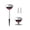 B, variant on Solar Garden Stake Lights Outdoor, Decorative Ground Lights for Yard Patio Lawn, Powered Landscape Lighting for Garden Pathway and Outdoor Ambience Decor, 1 Pack
