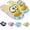 Yellow, variant on Light Up Slippers For Women, Sensor Glow Sandals Cute Cartoon Eyes, Motion Sensor LED Slides, for Teens Adults