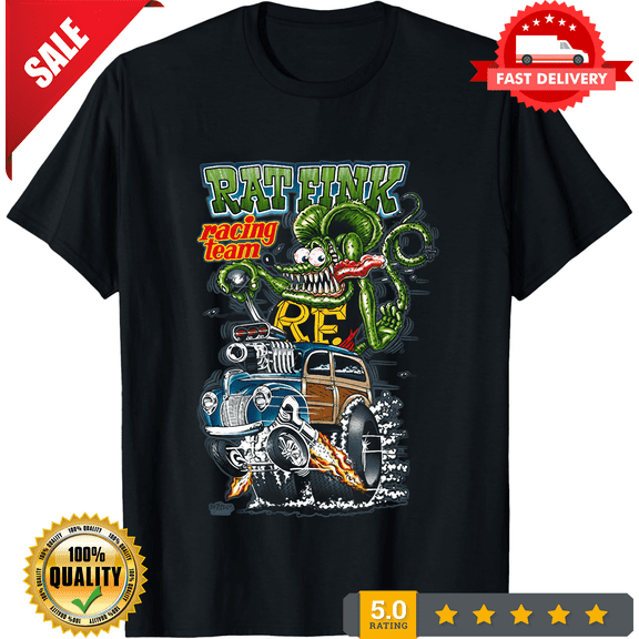 Limited Rare Ed Roth Rat Fink Racing Team Gift For Fan Unisex Funny T-Shirt, NEW TRENDING ITEM-TH70667