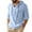 Light Blue, variant on Tops for Men Hooded Drawstring Half Button Beach Casual Long Sleeved Pullover Sweatshirt Mens Coats Navy L