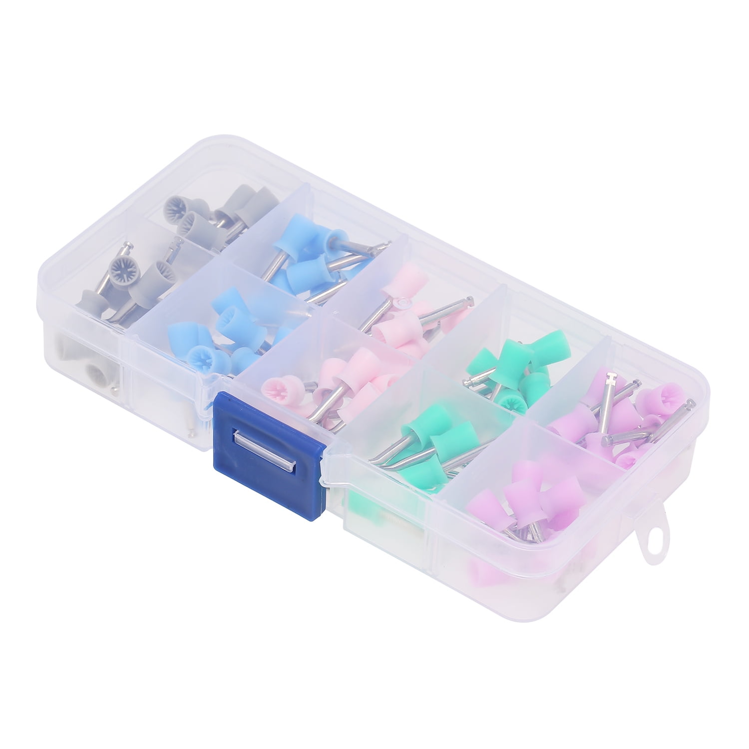 100 Pcs Polishing Cup Prophy Cup 4bed Polish Cup Rubber Polisher