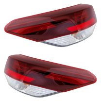 New Pair of Tail Lights Compatible With Toyota Highlander 2019-2019 By Part Numbers 81560-0E250 762405-42389-0 762405-42390-6 TO2804153 TO2805153 81550-0E250