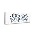 thumbnail image 3 of Little Boy Big Purpose Uplifting Inspirational Graphic Art Gallery Wrapped Canvas Print Wall Art, 3 of 7