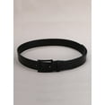thumbnail image 4 of 1pc Men's Casual Black Square Buckle Pu Leather Belt Suitable For Daily Use, 4 of 4