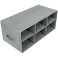 thumbnail image 7 of Sorbus 2-Tier Shoe Organizer Bin, Gray, Holds up to 6 Pairs of Shoes, 1 Count, 7 of 7