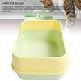 thumbnail image 3 of Caja de para Gatos Grande y Segura A Prueba de Salpicaduras para Varios Gatos, 3 of 7