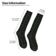 thumbnail image 5 of Balery Buffalo Plaid Dark Green Fun Novelty Socks Men'S Women'S Crew Socks Funny Crazy Novelty Socks Quirky And Cool Socks, 5 of 9