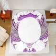 thumbnail image 5 of Castle Fairy Bohemian Paisley Mandala Twin Sheet Sets,Boho Abstract Flower Bedding, 5 of 7