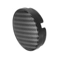 thumbnail image 4 of Unique Bargains 4 Pcs 58mm 4 Clips Vehicle Wheel Rim Hub Center Caps Cover with Black Carbon Fiber Pattern Sticker Black, 4 of 6