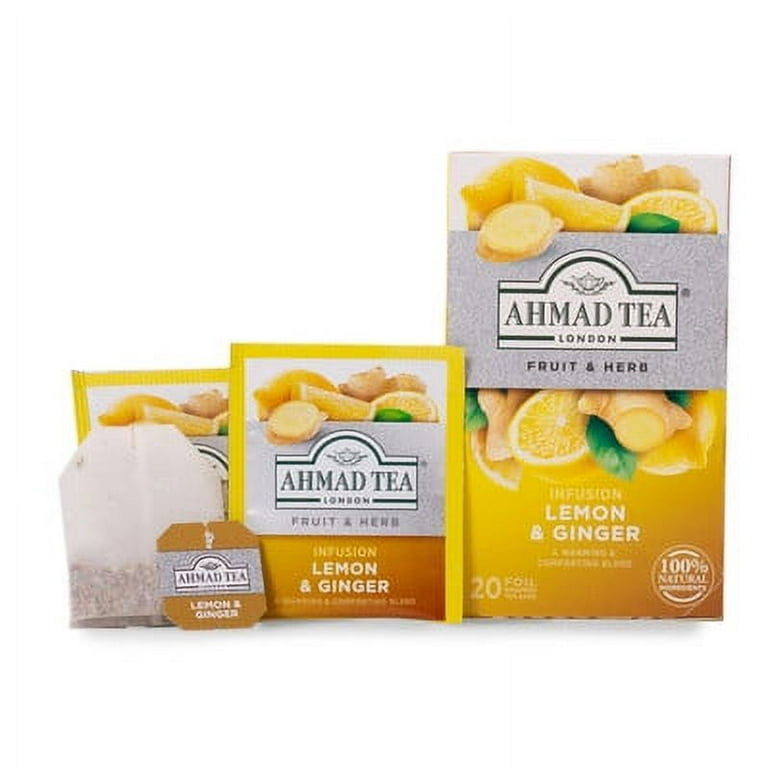 AHMAD TEA LEMON & GINGER / 20 CT – Brooklyn Fare