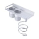 thumbnail image 4 of Estante de almacenamiento para baño, soporte organizador de almacenamiento en pared, juego de toallero, funcionamiento suave, 4 of 8