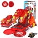 thumbnail image 1 of Screechers-figuras de acción de Transformers para niños, juguete de coche de deformación, salvaje, explosión, Mosca, bestia, ataque, 1 of 5
