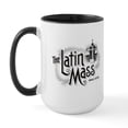 thumbnail image 2 of CafePress - The Latin Mass Large Mug - 15 oz Ceramic Large White Novelty Mug, 2 of 4
