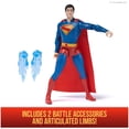 thumbnail image 4 of Figura de acción Superman Epic Strike de DC Comics de 15 cm con Acc, 4 of 8