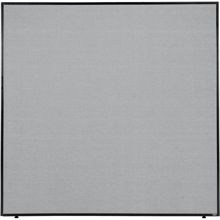 Global 238639GY 60 x 60.25 in. Office Partition Panel Gray Walmart