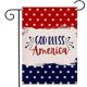 thumbnail image 1 of Independence Day Linen Double-sided Garden Flag For Courtyard Decoration, 1 of 7