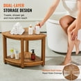 thumbnail image 5 of Vevor CWDSL1775INCVD6RIV0 18.5 x 17.75 in. Corner Shower Bench, 5 of 11