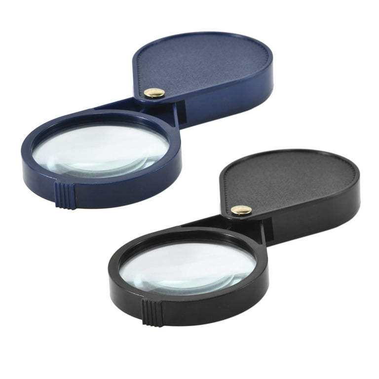 Techinal Mini Portable 10X Folding Key Ring Magnifier Daily Handy  Magnifying Glasses