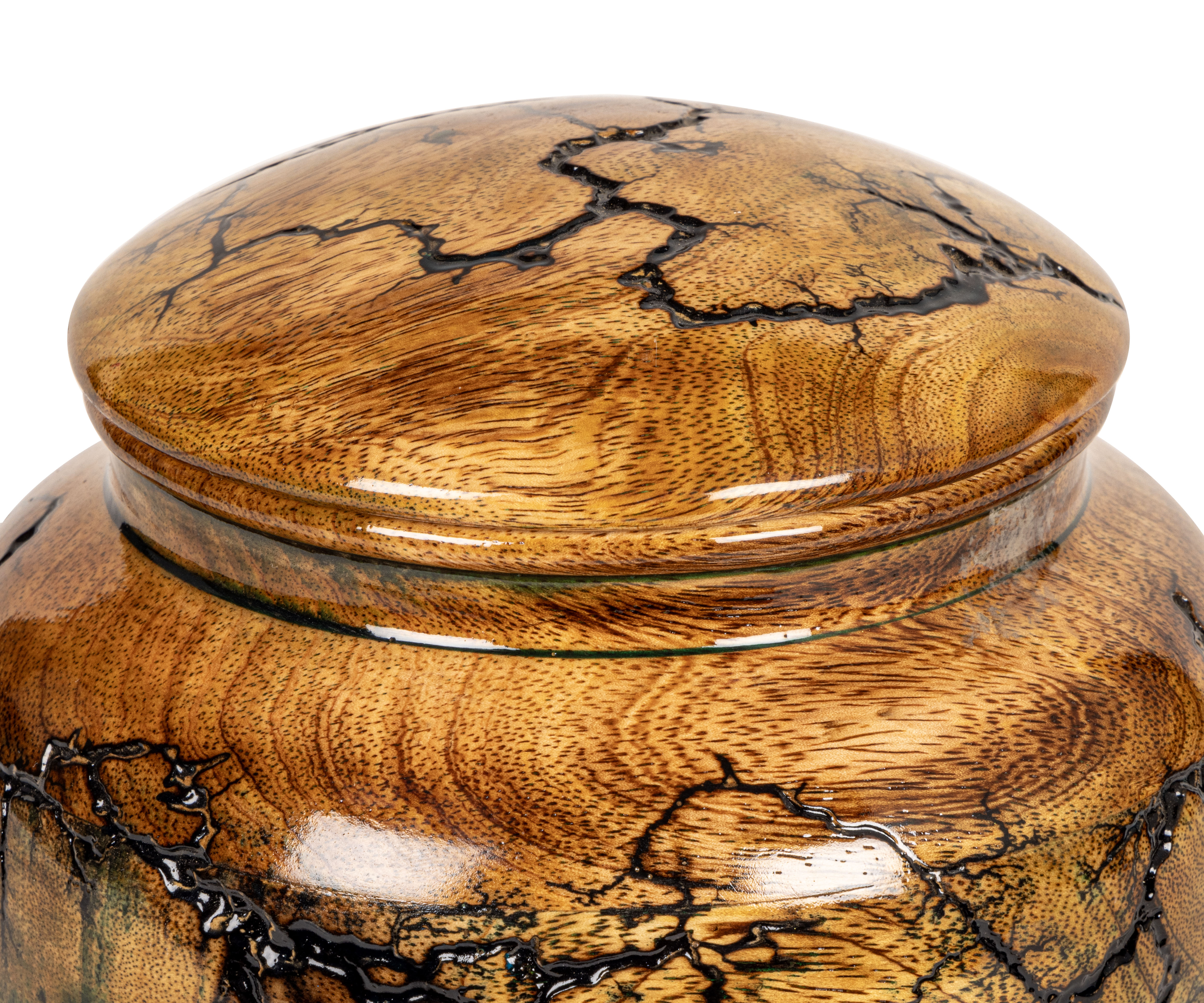 Wooden Cremation Urns for Ashes Adult Male/Female Engrave-Decorative Urns-Wooden Small Cremation Urn for Funeral for Pet or Human Ashes..