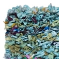 thumbnail image 6 of SAFAVIEH Rio Cassandra Confetti Polyester Shag Runner Rug, Light Blue/Multi, 2'3" x 6', 6 of 8