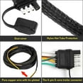 thumbnail image 2 of 18 22 9FT 4 Pin Trailer Wiring Harness Kit for Boat ATV and Horse Trailers with Y Harness Design for Reliable Connection, 2 of 9