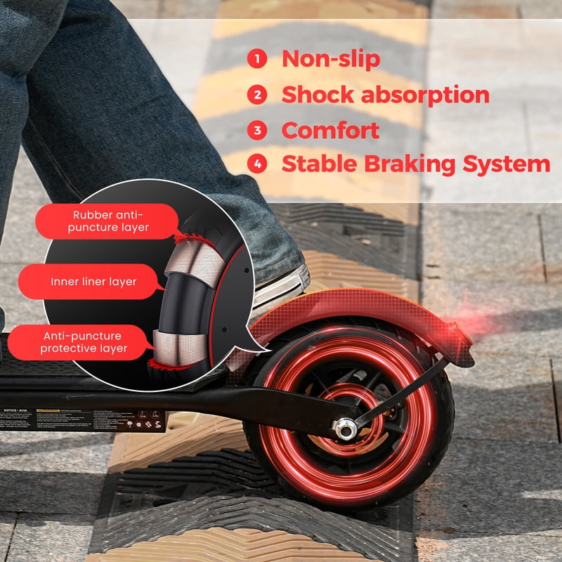iScooter Electric Scooter for Adults Teens，350W Motor 21 Miles & 19 MPH Max，Extra-Wide Pedals, Portable Folding Design，Commuting E-Scooter Gift for Teens