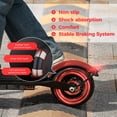 thumbnail image 5 of iScooter Electric Scooter for Adults Teens，350W Motor 21 Miles & 19 MPH Max，Extra-Wide Pedals, Portable Folding Design，Commuting E-Scooter Gift for Teens, 5 of 10