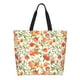 thumbnail image 1 of Balery Fruits Peach2 Bolsa Tote Estilo Estético con Cremalleras, Bolsa de Hombro, Bolsa de Compras Grande y Plegable, 1 of 8