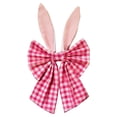 thumbnail image 2 of Easter Bow, Rustic 16 Inch Wreath Bow for Front Door, Wall, Window - Pink Decorative Bow for Tree Topper, Spring Holiday DIY Home Decor Crafts, 2 of 4
