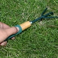 thumbnail image 4 of Trío de herramientas de jardinería, acero al carbono de alta calidad para mayor durabilidad, mangos de madera ergonómicos para reducir la tensión, 4 of 8