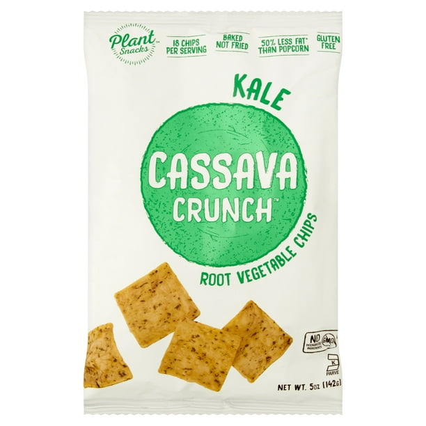 Cassava Crunch Chips Kale 5 Oz Pack Of 12 Walmart Com Walmart Com