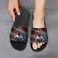 thumbnail image 6 of GZHJMY Stylish Slides for Women Men, American Eagle Soft Flexible Slip-on Sandals Slippers, 6 of 7