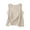 Beige, variant on lcziwo Women Wide Strap Tank Top Linen Comfortable Loose Camisole Solid Color V Neck Sleeveless Undershirt Light Blue L