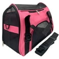 thumbnail image 3 of DISEN Cat Carrier Soft Pet Carrier,Pet Carrier Airline Approved Cat Carriers & Dog Carriers for Small Dogs,Breathable Mesh Travel Portable Bag & Pet Carrier for Cat,Pink, 3 of 8