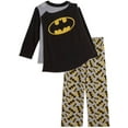 thumbnail image 2 of DC Comics Boys' Batman, Superman, or Green Lantern Long Pajama Set with Cape, Sizes 2T-12, 2 of 4
