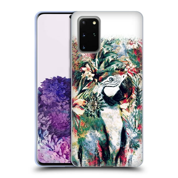 Head Case Designs Officially Licensed Riza Peker Animals Parrot Soft Gel Case Compatible with Samsung Galaxy S20+ / S20+ 5G