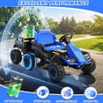 thumbnail image 4 of Farmdex 3-in-1 Ride on Tractor, 24 Volt Ride on Toys with Remote Control, 7AH Battery Power Car Wheels , Ride on Cars w/ Bluetooth, Music, Battery Display, Light Control, 5 MPH, Blue, 4 of 9
