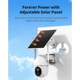 thumbnail image 4 of Conico 2-Pack Solar Security Camera System with Base Station, No Monthly Fee, 2K 360° PTZ Wireless Outdoor WiFi Camera, Night Vision, 4 of 12