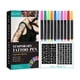 thumbnail image 1 of EELHOE-Juego de pluma de tatuaje temporal para cara, brazo, cuerpo, pintura multicolor, maquillaje artesanal, decoración de graffiti, pluma de tatuaje,Negro, 1 of 12