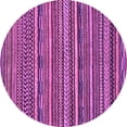 thumbnail image 1 of Ahgly Company Indoor Round Abstract Purple Modern Area Rugs, 7' Round, 1 of 4