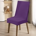 thumbnail image 1 of Feltree Solid Color Brushed High Elastic Chair Cover - Soft, Waterproof & Dirt-Resistant Slipcover for Dining Chairs, Universal Fit 16-24 Inch, Machine Washable, 1 of 8