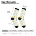 thumbnail image 2 of Fotbe Funny Chicken Pattern Long Socks for Men & Women – Breathable & Stretchy Compression Socks, Ideal for Running, Travel, and Everyday Wear Size 5-11, 2 of 6