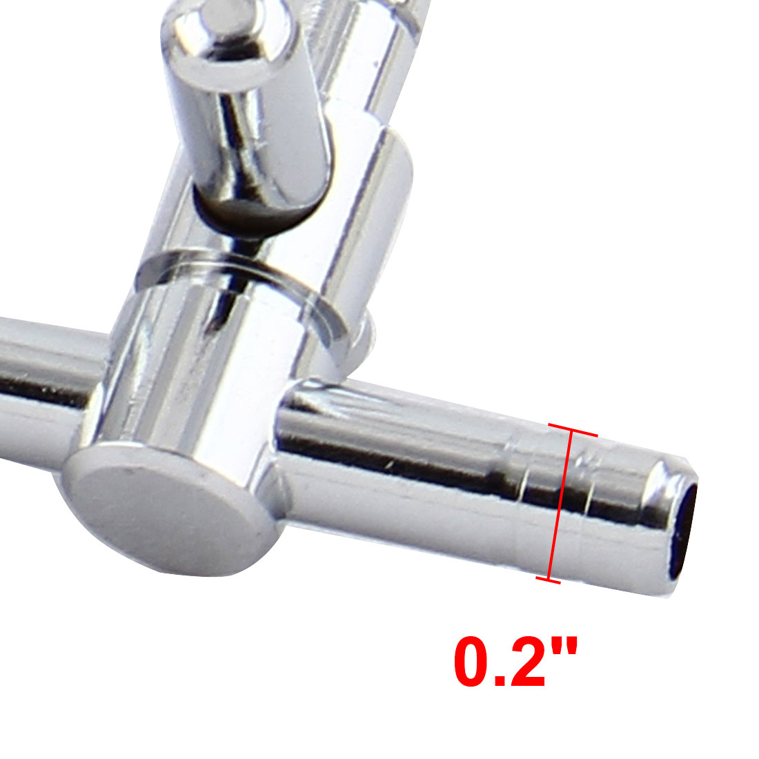 Aquarium Fish Tank 4way Air Pump Control Valve Manifold Taps Silver