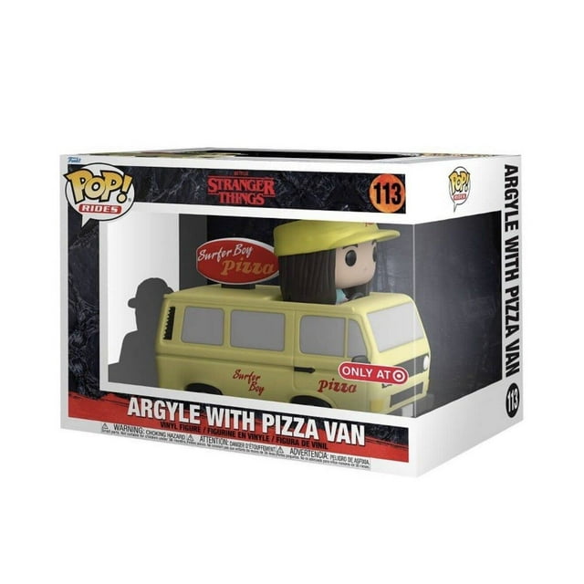 Funko Pop! Rides: Super Deluxe Stranger Things Season 4 - Argyle with Pizza Van #113 - Collectible Figure, Multicolor Funko -