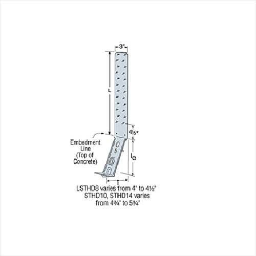 6 Count Simpson Strong-Tie STHD14 - Strap Tie Holdown