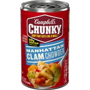Campbell's Chunky Soup, Ready to Serve Manhattan Clam Chowder, 18.8 oz Can
