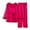Hot Pink, variant on yievot Women's Silk Satin Pajama Set Soft Long Sleeve Top With Pants Loungewear Sleepwear Pajamas