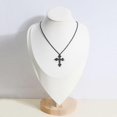 thumbnail image 2 of New exaggerated black diamond necklace female personality fashion rhinestone, 2 of 3