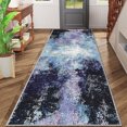 thumbnail image 2 of 2x6 FT Kitchen Runner Rugs Non Skid Washable, Faux Wool Rug Runners for Hallways Bathroom Carpet Runner, Soft Indoor Modern Floor Rug for Entryway Laundry Room, 2 of 11